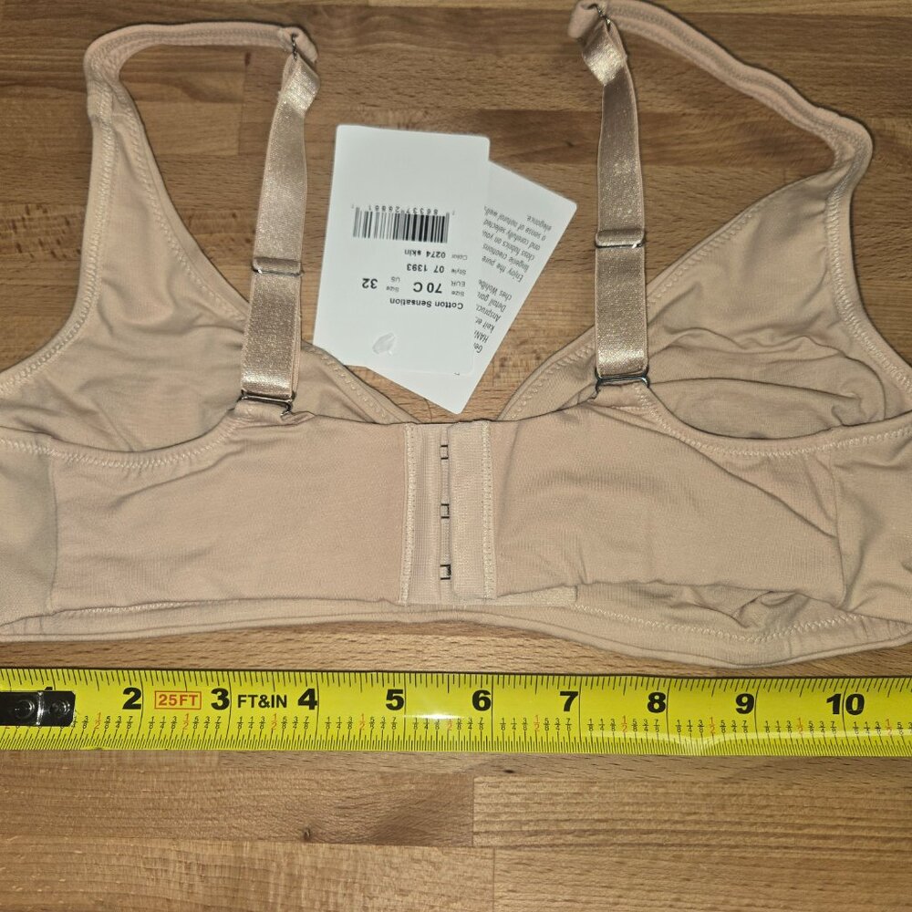 HANRO Cotton Sensation Soft Cup Bra 32C - Picture 6 of 9